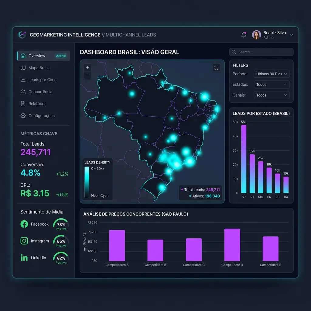 Case de Sucesso: Inteligência de Geomarketing e Leads Multicanal - ConsultoriaSoft